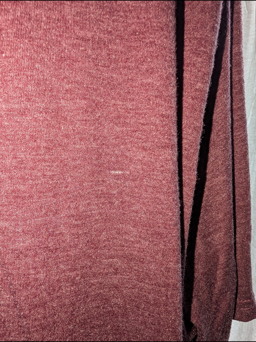 BloomChic Heathered-Plum Button-Front V-Neck Tunic - Picture 7 of 7